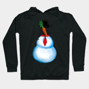 Surrealist Style Snowman Hoodie